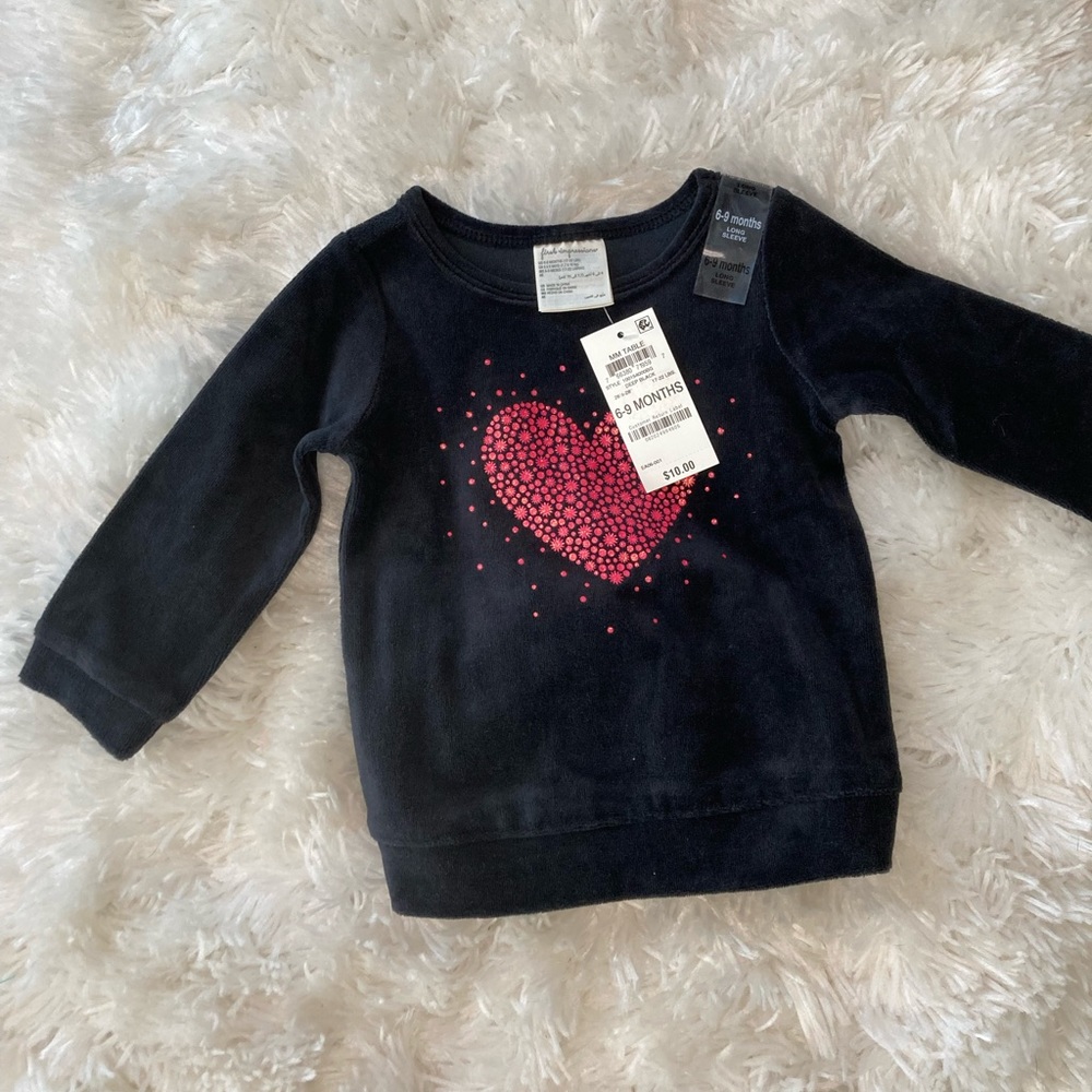 First Impressions Girls Sz 6-9 months long sleeve. NWT